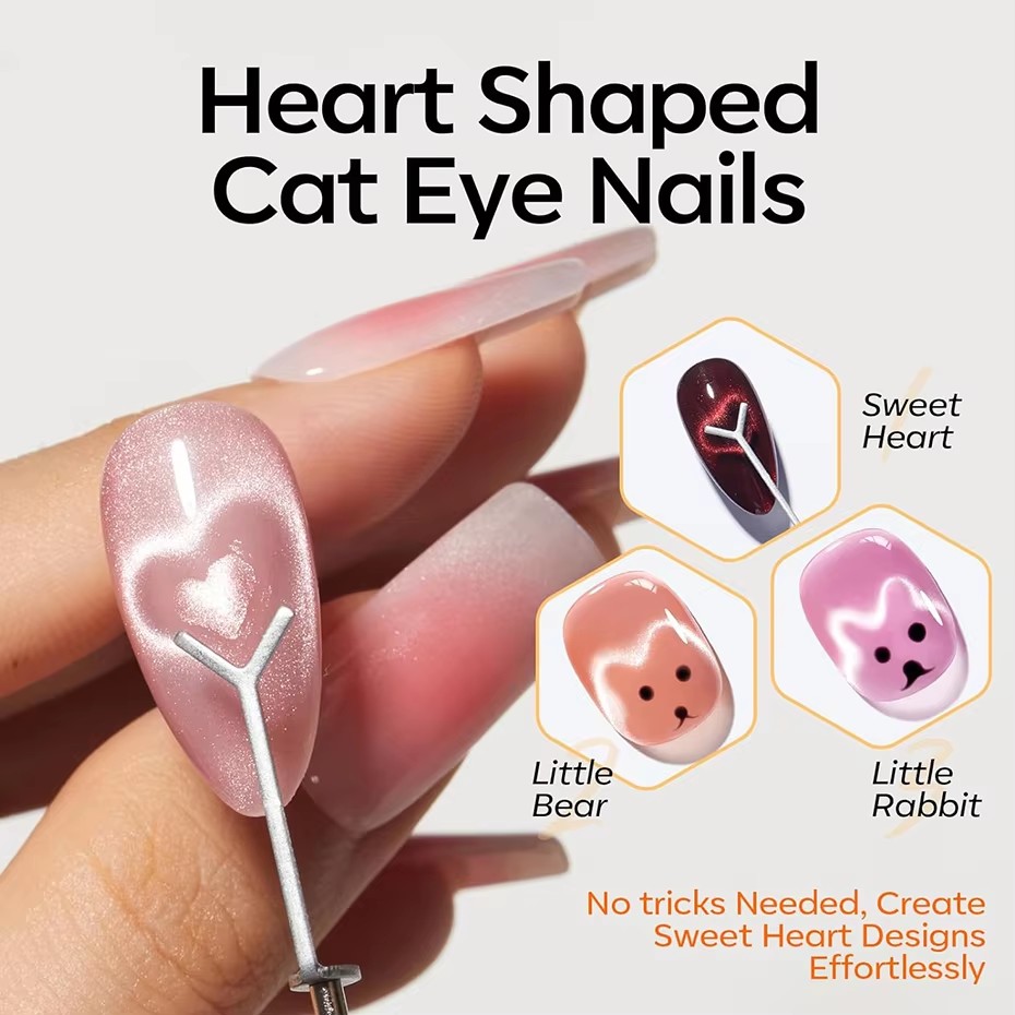 LULAA 1/6Pcs Nail Art Magnetic - Contour Palette Stick ulasan dan harga