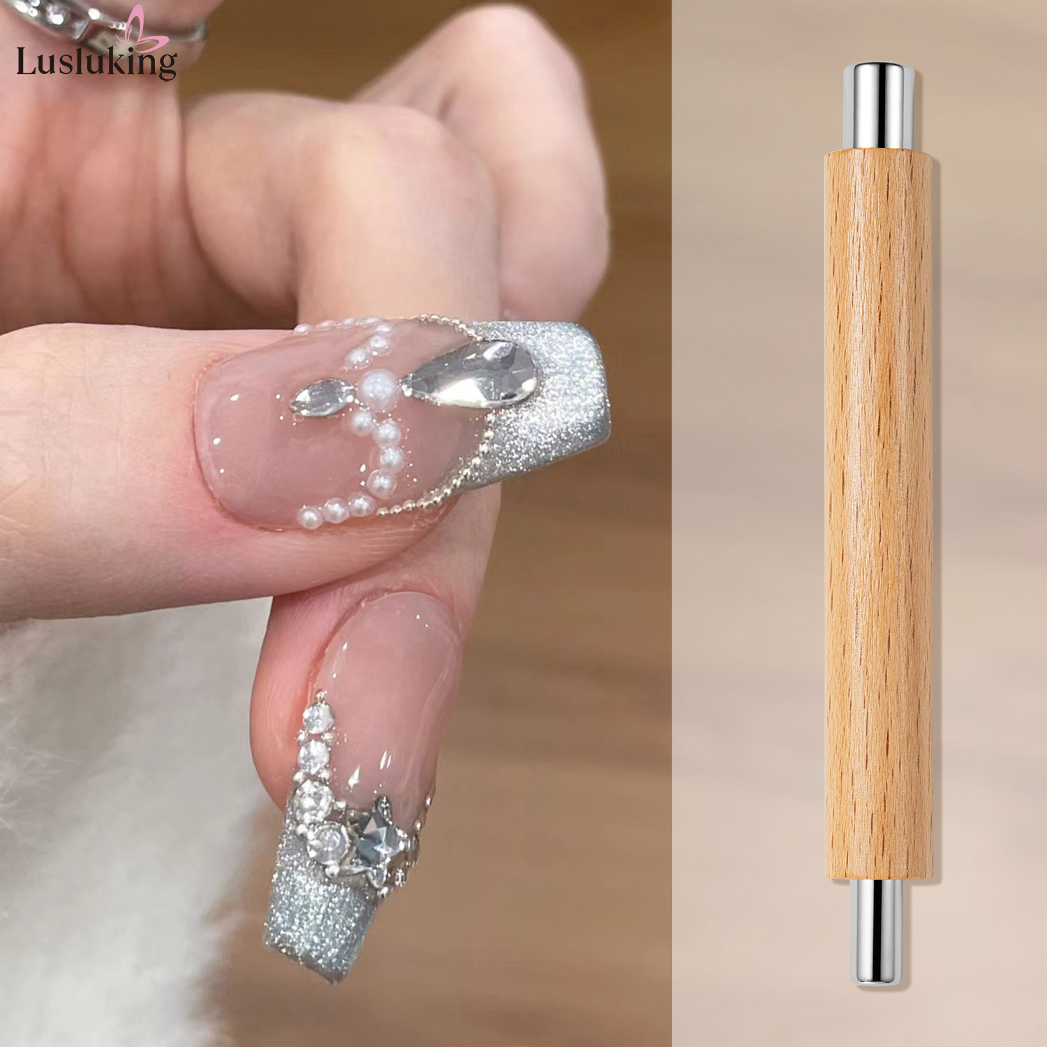 1pc Nail Art Nail Magnetic Sti - Contour Palette Stick ulasan dan harga