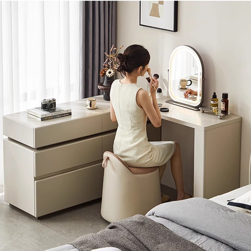 Storage Desk Vanity Table Mirr - Beauty Without Makeup ulasan dan harga