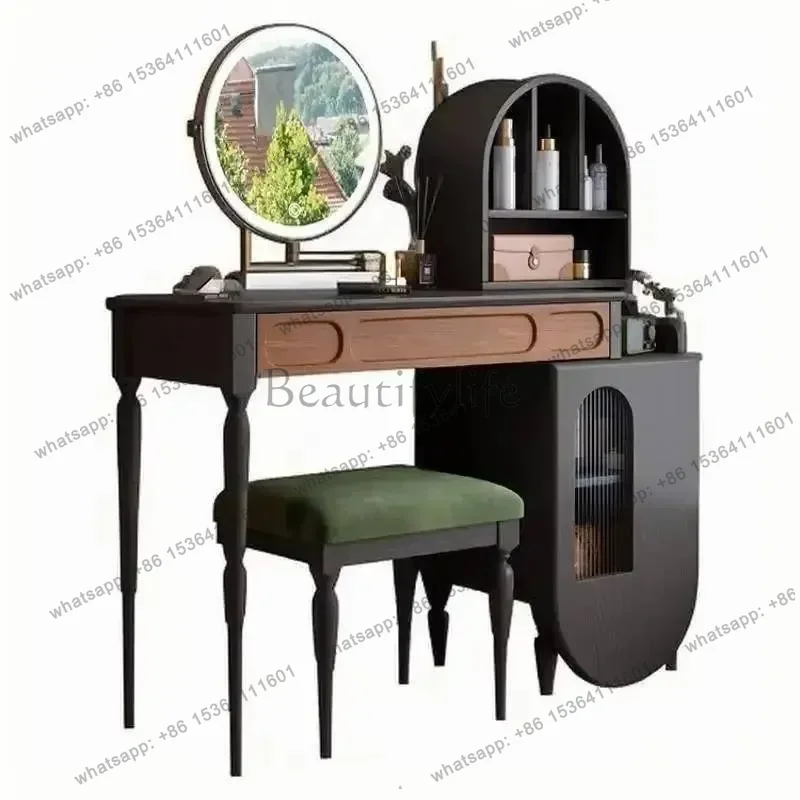LJY Organizer Black Vanity Tab - Beauty Makeup Vanity Set ulasan dan harga