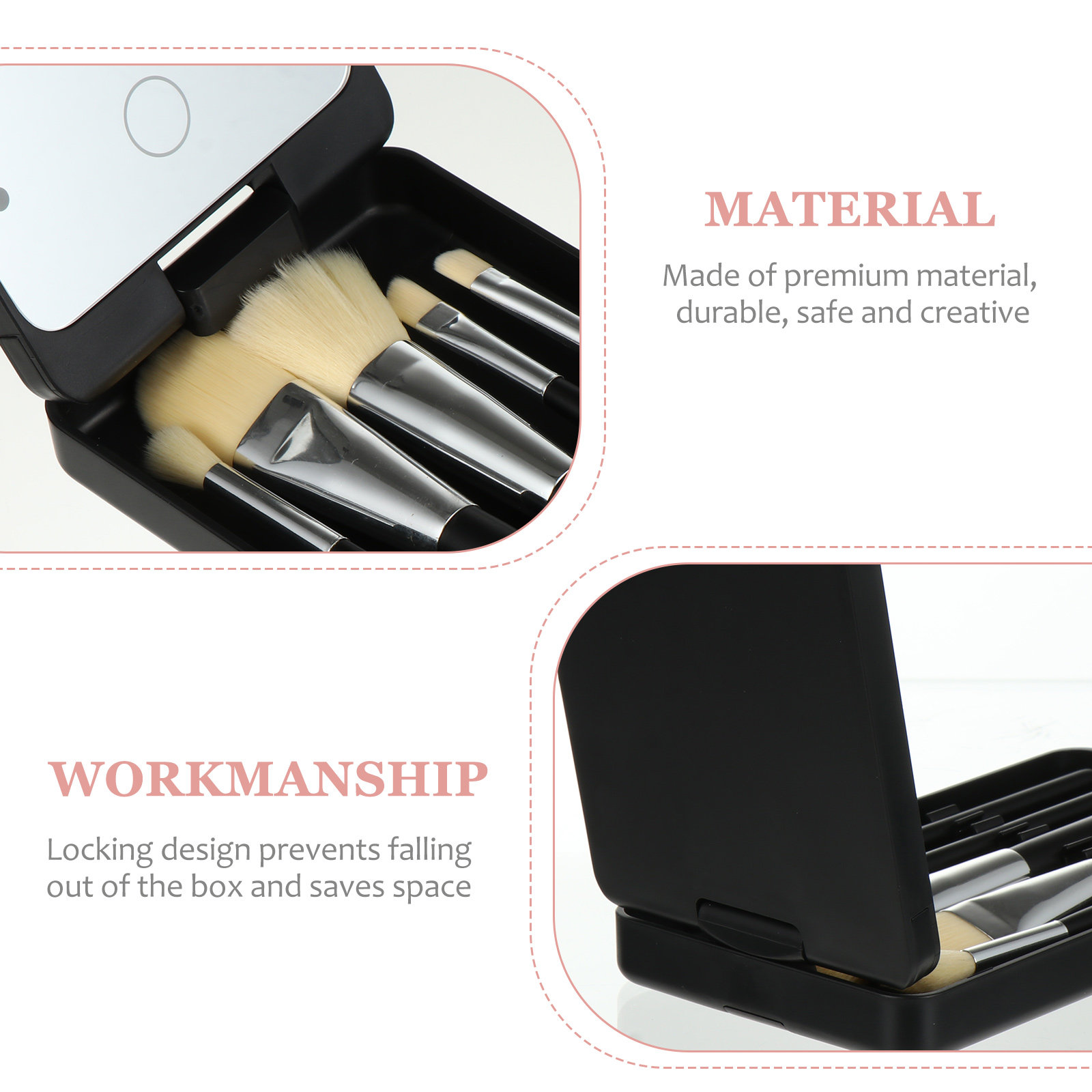 5Pcs LED Light Makeup Mirror S - Beauty Makeup Vanity Set ulasan dan harga