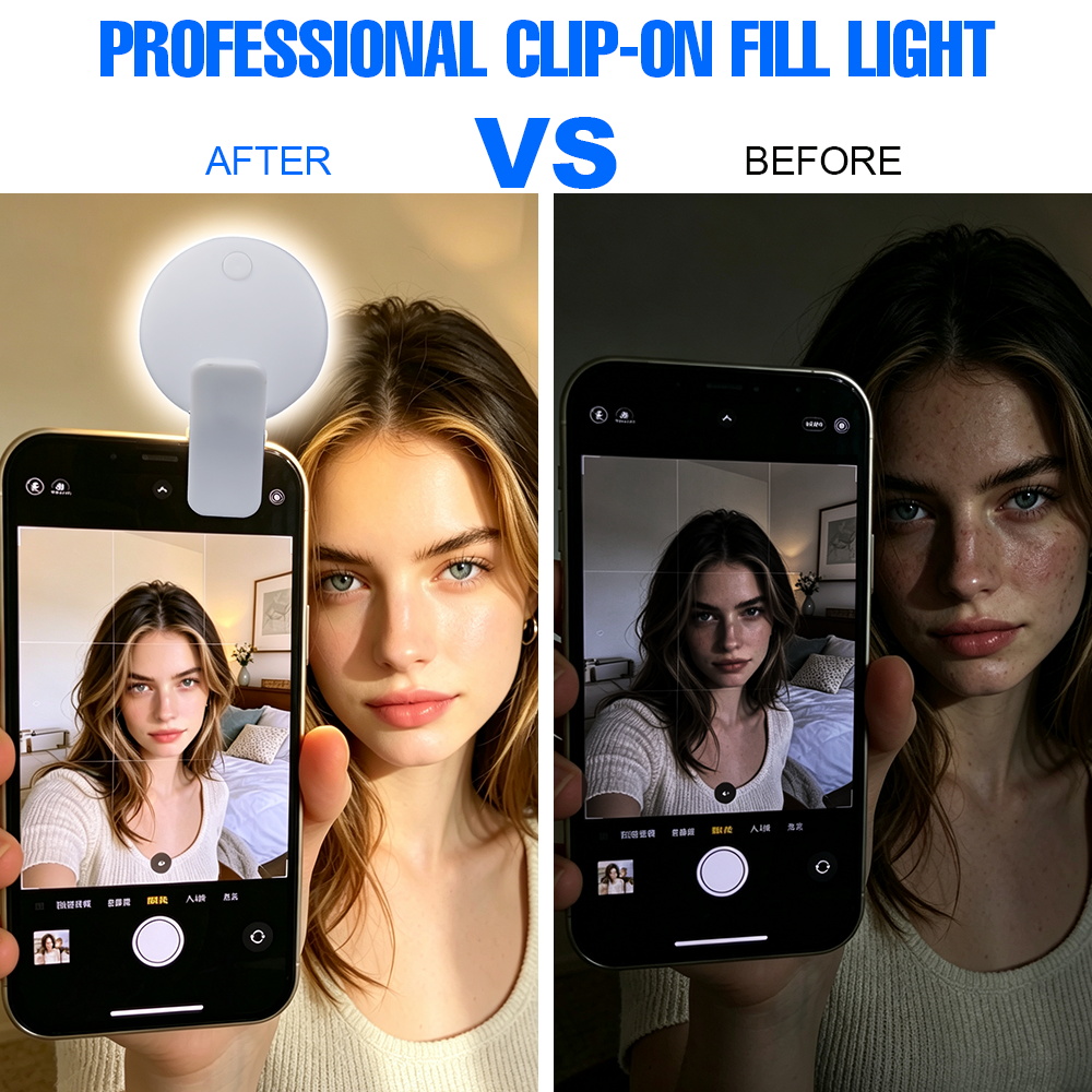 Portable Clip On Selfie Fill L - Beauty No Makeup ulasan dan harga